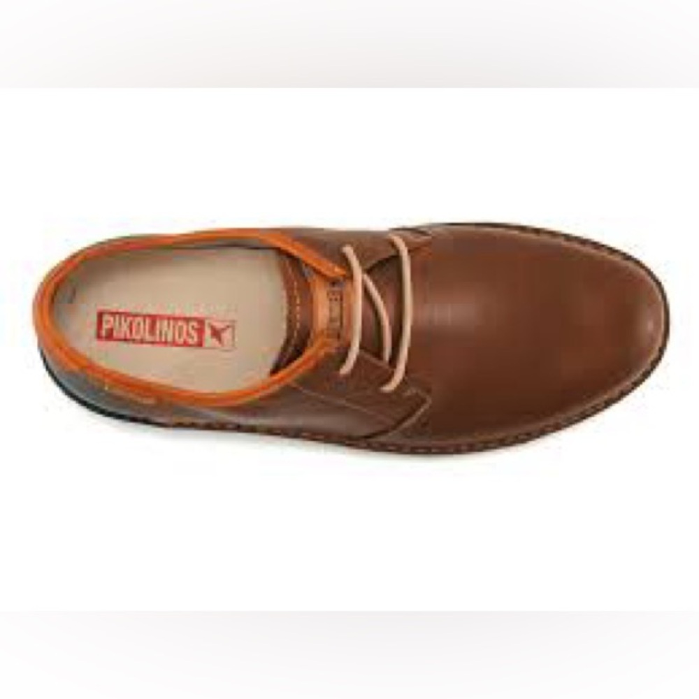 PIKOLINOS Men's Tan Leather Oxfords - Picture 3 of 6